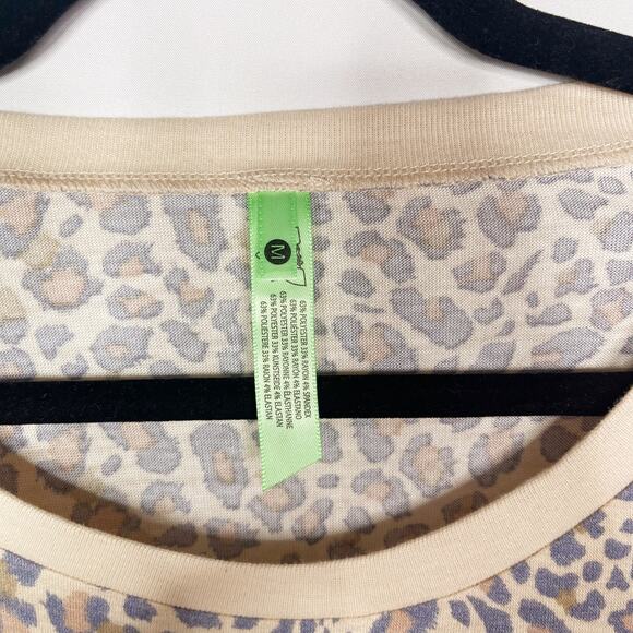 New Honeydew Medium Star Seeker Brushed Jersey Leopard Coordinating Lounge Set - Picture 6 of 16